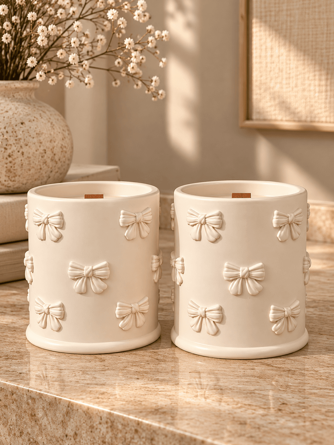 Bow Candle - Cherry Blossom