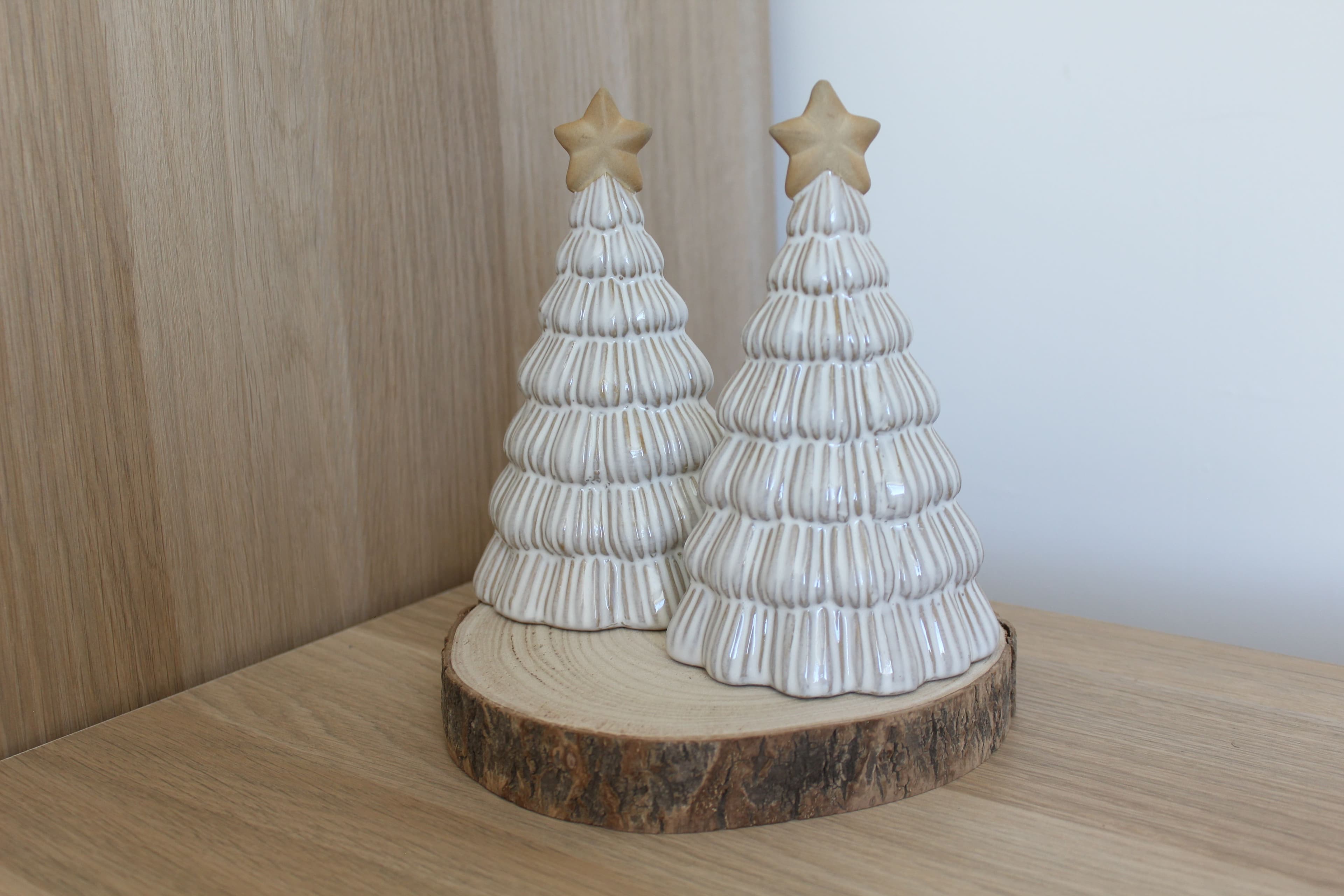 Ceramic Neutral Tree with Star